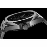 ディーワンミラノ D1 MILANO スケルトン リスタイリング オートマチック シルバー 腕時計 メンズ 自動巻き SKBJ10