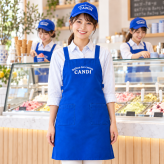 卒業 退職 名入れ ギフト CXX オリジナル刺繍エプロン 男女兼用 フリーサイズ / プレゼント ギフト 退職 記念 誕生日 長寿 祝い 刺繍 制服 ユニフォーム
