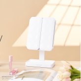 女優ミラー 卓上 三面鏡 LED 化粧鏡 拡大鏡 折りたたみ 充電式 収納 ライト付き 調色 調光 usb メイクミラー スタンドミラー 誕生日 プレゼント ギフト 贈り物 女性 母の日