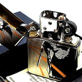 ZIPPO ライター ツバキアンナ イザナメタル Tsubaki ANNA The 4th Z. izanametal ジッポ アート シルバー カード付き かっこいい  レディース メンズ おしゃれ プレゼント ギフト