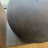 鉢カバー おしゃれ 大型 軽量 16号 10号 丸型 KONTON コントン トゥカナ イグニアス L Sサイズ 高級 北欧 モダン ナチュラル 室内 屋内 観葉植物用 多肉植物 サボテン シンボルツリー 特大 底穴なし 玄関 リビング プランター 深型 セメントグレー ブラウン