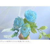 【new】 バルーンフラワー 【 ブーケタイプ / ブルー 】 名入れギフト 枯れないお花 造花の アートフラワー 花とぬいぐるみ メッセージ入り バルーン フラワーギフト 誕生日 記念日 出産祝い 結婚祝い 結婚式 電報 歓送迎 発表会 くま ぬいぐるみ テディベア 母 父 彼女 彼氏 プレゼント 記念品