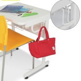 デスク チェア 法人宛限定 ホワイト学習用 W600 D500 H700 スクール 研修 スタディ 学習机 学習 進学 塾 学校 生徒 セミナー オフィス パーソナル 横幅 60cm 奥行 50cm 高さ 70cm ホワイト 新生活