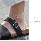 ハワイアンジュエリー アンクレット 選べるハワイアン チャーム あずきチェーン 太1.8mm 長さ20cm～25cm 0.5cm刻みで選べる シルバー925 メンズ レディース 誕生日 プレゼント ハロウィン 【品番：SCL12】