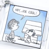 スヌーピー コミック クリアマルチケース(SS) (ブルー) SNOOPY