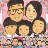 記念日のプレゼントに、贈った後の反応までうれしい似顔絵です。相談しながら作れる、あたたかな似顔絵ギフトです。 贈り物 感謝 似顔絵 ギフト 手描き プレゼント 名入れ 記念日 お祝い 記念 誕生日 感謝 大人数 両親 おばあちゃん お父さん 家族 おじいちゃん 下書き確認 名入れ 修正無料 似てる 喜ばれる 親孝行 そっくり 感謝 一生もの 家族 喜寿祝い 色紙 ハロウィン カラフル 白寿祝い