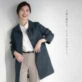 スプリングコート 弱撥水 レディース コート Aライン ステンカラーコート 入学式 入園式 卒入学 Filomo ステンカラー はっ水 アウター 通勤 春 秋 ライトアウター 仕事 ビジネス フォーマル 卒業式 卒園式 ギフト 5F (08000069r)