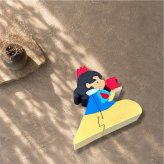 国産ヒノキの童話シリーズ｜白雪姫の木製オブジェ｜木のぬくもりを楽しむインテリア・贈り物