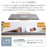 敷き布団 高反発プロファイルウレタンマットレス【Beleza10-ベレーザ・テン-】(セミダブル) 洗えるカバー マットレストッパー 敷布団 厚さ10cm 高反発ウレタン 体分散性 硬め 省スペース 腰痛対策 アウトドア 敷きふとん しき布団 しきふとん