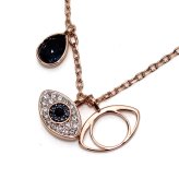 スワロフスキー SWAROVSKI ネックレス Symbolica イーブルアイ 5736984 シンボリカ ペンダント アクセサリー レディース ローズゴールド+マルチカラー 海外正規品