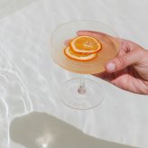ferm LIVING ファームリビング Ripple リップル シャンパングラス 2脚セット 北欧 グラス セットワイングラス デザートカップ インテリア 雑貨 キッチン おしゃれ スタッキング ペア 高級 デザートグラス