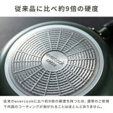 フライパン evercook GREEN エバークック グリーン 26cm IH ガス EGIFPL26GR ドウシシャ DOSHISHA PFAS フッ素 有害物質 フリー 不使用 安全 軽い 浅型 中型 鍋 おしゃれ かわいい くっつかない こびりつかない 焦げ付かない 長持ち 500日保証 調理器具 ギフト プレゼント
