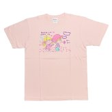 水森亜土 カラーTシャツ(M) フタリ ライトピンク アパレル 送料込み
