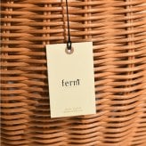 ferm LIVING ファームリビング Apple Braided Storage リンゴのカゴ Sサイズ おしゃれディスプレイ 北欧 雑貨 インテリア バスケット ラタン カゴ 飾り 収納 玄関 リビング プレゼント ギフト おすすめ