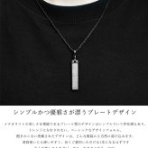 KNIS ニス メテオライト 隕石 ネックレス メンズ シンプル プレート ステンレス 人気 ブランド ペンダント KN-NC002