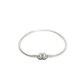 パンドラ PANDORA Moments Sparkling Heart & Snake Chain Bracelet アクセサリーブレスレット 590727cz-17 レディースシルバー