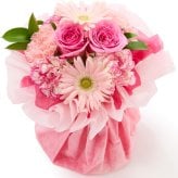 そのまま飾れるブーケ Sサイズ 花 花束 敬老 お中元 敬老の日 退職 入学 お返し ギフトお返し 誕生日プレゼント 敬老 送料無料 土日OK ブルーミー バラ 花瓶・水いらず スタンディングブーケ プチギフト まだ間に合う