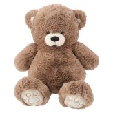 ぬいぐるみ くま 50cm ベージュ・ブラウン 2色展開 おもちゃ キッズ ギフト おしゃれ シンプル 新生活 家具 インテリア 不二貿易