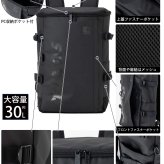 STARTER スターター リュック 大容量 30L ボックス型 バックパック 通学 通勤 PC収納 B4 A4 撥水 スクエア メンズ レディース スポーティー カジュアル 部活 部活用 スポーツ 部活リュック 高校生 大学生 学生 SCG-6802 2026FW