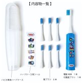 こどもハピカ 電動歯ブラシ はじめてセット 本体 替ブラシ6本 ハードケース付 超微細タタキ振動 毎分7,000回 やわらかめ 日本製 虫歯予防 仕上げ磨き 子供用 キッズ こども 歯磨き