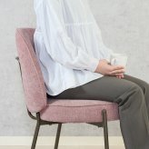 ダイニングチェア ミオ PK ピンク・グリーン・ベージュ 3色展開 スツール スタッキング 椅子 省スペース おしゃれ シンプル 新生活 家具 インテリア 不二貿易