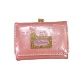 マイメロディ 財布 口金財布 がま口 ミニ財布 レディース サンリオ キャラクターズ エナメル 型押し ビジュー キラキラ 可愛い おしゃれ コンパクト ウォレット SR48-2MM サンリオ正規ライセンス品