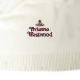 ヴィヴィアン ウエストウッド マフラー メンズ レディース ブランド Vivienne Westwood ロゴ W00Q7-A401 WHITE ビビアン