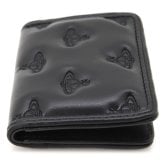 ヴィヴィアンウエストウッド カードケース カードホルダー レディース メンズ 男女兼用 パスケース Vivienne Westwood ヴィヴィアン マルチオーブ型押し ブラック VW4300 (54020012W-S002K-N201) 【2026年秋冬モデル】 【ラッピング無料 誕生日 お祝い プレゼント ギフト 贈り物】