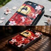 【全機種対応】スマホケース『江』名入れ 送料無料 和柄 和風 桜 職人 伝統工芸 ハンドメイド ハードケース 手帳型 iPhone 17 Xperia AQUOS Android 各機種対応