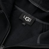 UGG アグ パーカー レディース 1180556 CLASSIC FULL-ZIP HOODIE クラシック フルジップ フーディー ジップアップ スウェット 長袖 裏起毛 リラックスフィット ブラック グレーヘザー サンドヘザー 黒 グレー ベージュ XS S M