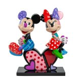 ロメロ ブリット Romero Britto ディズニー バイ ブリット Disney by Britto ミッキー＆ミニー オン ハート 置物 フィギュア 人形 6020358 ミッキーマウス ミニーちゃん インテリア