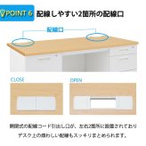 デスク チェア 法人宛限定 事務用両袖机 W1400 オフィス 事務机 両袖机 D700 H700 両袖 スチール 事務 オフィス机 OA 事務用 オフィス用 事務所用 机 ニューグレー 横幅140cm 奥行70cm 高さ70cm KD-147W