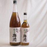 カラフル梅酒2本セット(緑茶梅酒(和歌山県)) 720ml×1本 1800ml×1本