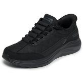 スケッチャーズ スニーカー レディース スリップインズ Slip-ins: Contour Foam - Cozy Fit スリップインズ コンツアーフォーム - コージーフィット ハンズフリー スリッポン 靴 ノーマル幅 白 黒 ホワイト ブラック 快適 SKECHERS 150404