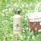 フラワーフロッグ かわいい 取っ手付きマグボトル おしゃれ 290ml 保温 保冷 ステンレス マグボトル 取っ手付き 真空 断熱 二重構造 ボトル タンブラー 水筒 マイボトル オリジナル カエル 両生類 爬虫類 ペット 動物 アニマル