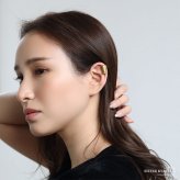 ステンレス ロングイヤーカフ 長め シンプルイヤーカフ ミル打ち かわいい メタル ワイド ゴールド 18KGP 片耳1点 プチプラ 耳の穴不要 痛くない レディース 女性 金属アレルギー対応フェイクピアス ノンホール イヤリング