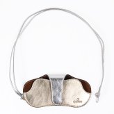 イルビゾンテ IL BISONTE メガネケース ネックグラスケース レディース シルバー プラチナ SCA149PV0012SI123 【スペシャルラッピング660円(別売り)】送別会 誕生日 お中元 結婚祝い 結婚式 高級 父の日 母の日 ホワイトデー
