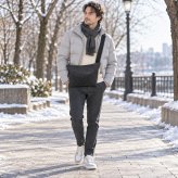 MOUSTASCHE ムスタッシュ ショルダーバッグ 斜め掛け メンズ 普段使い 使いやすい