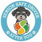 カーサイン 高齢者マーク SENIOR SAFE DRIVER シュナプー ステッカー シール 直径13cm 肉球 日本製 車