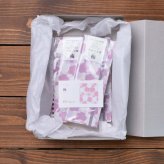 【送料無料】京都の手染め和紙 B6リングノート＋ペンケース 文具ギフトセット 幸せの文様 ニュアンスカラー 日本製｜箱入り・のし・メッセージカード無料｜就職祝い 退職 誕生日 文房具 プレゼント Fuwa Market