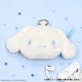 サンリオ イヤホンポーチ シナモロール マルチポーチ 小物入れ 収納ケース キャラクター グッズ 雑貨 ケーブルケース SDカード USBメモリ 収納 ファスナー カラビナ付き サンリオ正規ライセンス品