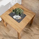 ダイニング家具 ダイニングテーブル 単品 80cm幅 木製 2人用 チーク無垢材 角型 コンパクト コーヒーテーブル 机 インテリア おしゃれ ナチュラル 天然木 北欧 カフェ 食卓 モダン
