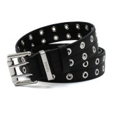 ガニー GANNI アイレット ベルト A6586-099 Black Double Eyelet Belt レディース ブラック 海外正規品