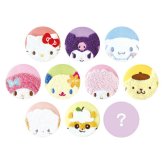 サンリオ シークレットモコモコボア缶バッジ 全10種 コンプリートBOX Sanrio 送料込み