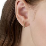 【無料ラッピング】  ヨンドシー 4℃ The Tidal K10イエローゴールド ピアス 片耳用 ダイヤモンド ブランド 正規品 新品 ギフト プレゼント 人気 おすすめ 誕生日 記念日 クリスマス 送料無料