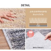 ラグ カーペット 国産高機能 ビビ 直径約180cm 防ダニ 抗菌 防臭 防音 防炎 制電 日本製 ナイロン 無地 円形