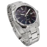 CASIO 腕時計 カシオ 時計 ウォッチ チープカシオ チプカシ アナログ クオーツ メタルバンド シルバー ブラック マザーオブパールダイアル 海外モデル MTP-1302DS-1AV [並行輸入品]