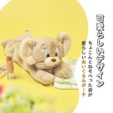 ぬいぐるみ 筆箱 トムとジェリー ぬいぐるみペンポーチ ダスティーカラー ペンケース ペンポーチ かわいい おしゃれ ふわふわ もこもこ トム＆ジェリー ぬいぐるみポーチ 女子高校生 女子中学生 小学生 中学生 こども キッズ ポーチ プレゼント ギフト