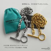 ステンレス マンテルネックレス アンカー チェーンネックレス 18KGP ゴールド シルバー シンプル 存在感 メタル お洒落 錨 レディース 女性 金属アレルギー対応