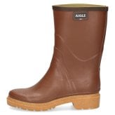 エーグル レインブーツ メンズ 防滑 防水 シューズ ビソン2 ラバーブーツ AIGLE ZZH3650 BISON 2 マロン ブラウン 長靴 ハーフ丈